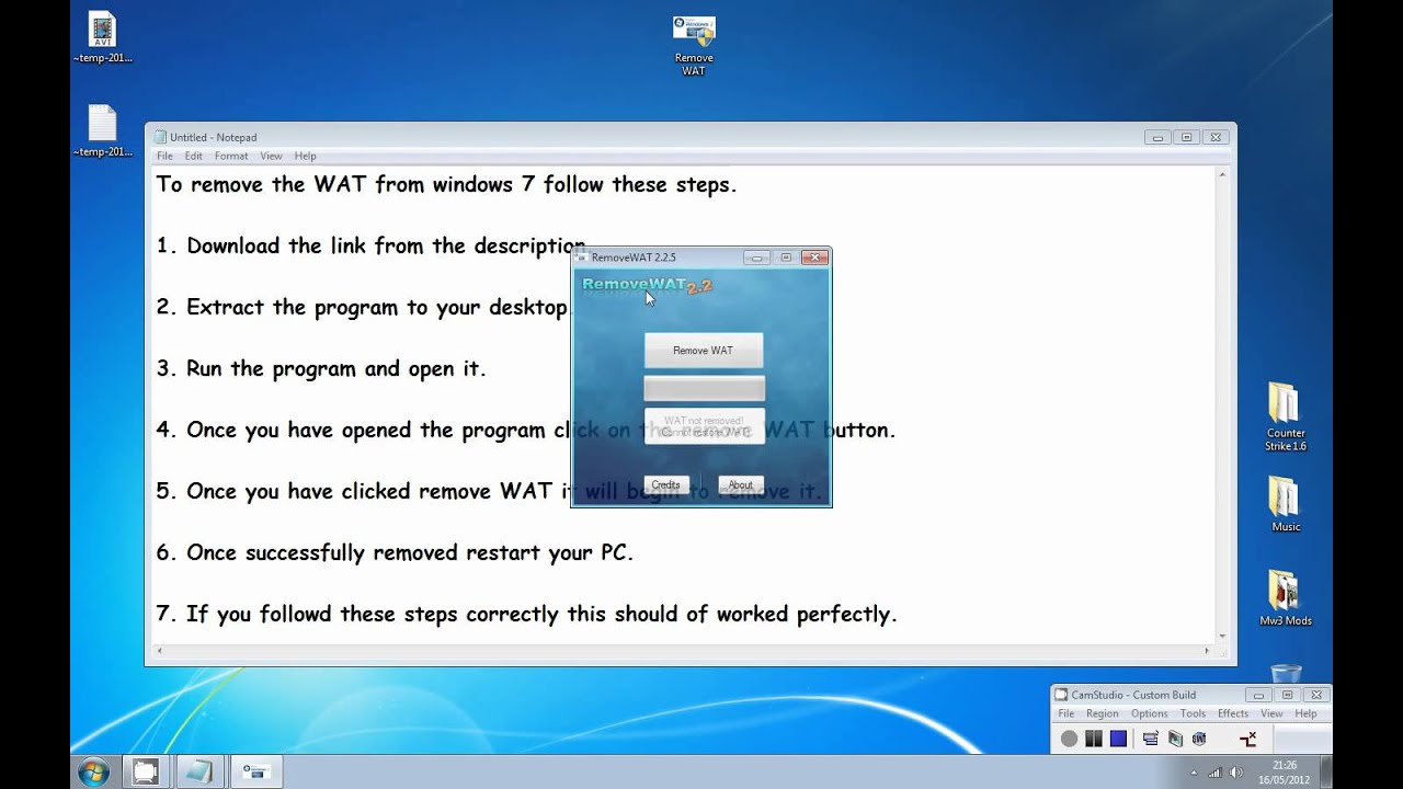 Removewat Activator Crack Free Download