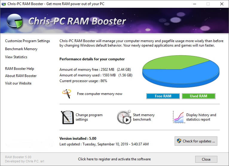 Chris-PC RAM Booster Latest